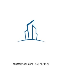 Building idea vector logo design template. Real Estate logo Vector Illustration