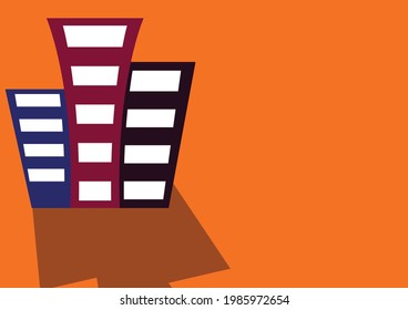 building illustration business background vector