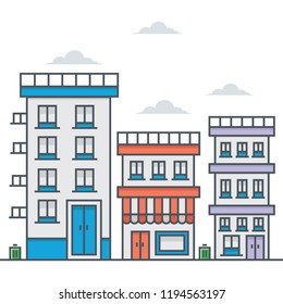 building illustration design
