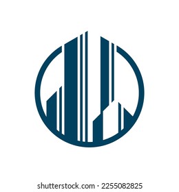 logotipo de ilustración de construcción, adecuado para la empresa consultora