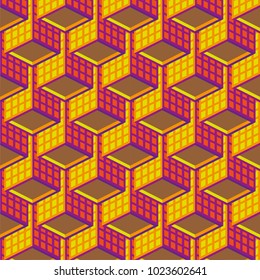 building illustration seamless pattern with modern concept can used to be futuristic background