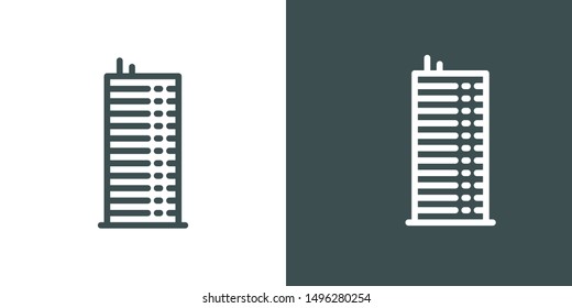 Building Illustration Symbol Icon Vector