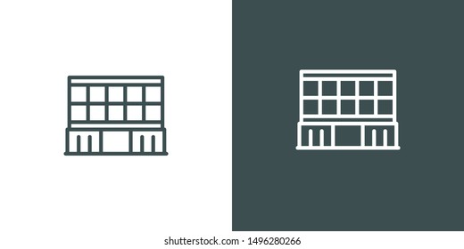 Building Illustration Symbol Icon Vector