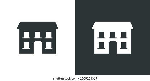 Building Illustration Symbol Icon Vector