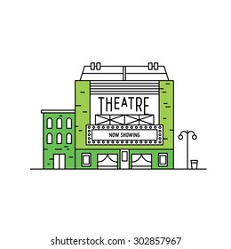 Building illustration for website, print, info graphic, etc.