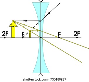Building image concave lens