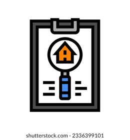 building inspection civil engineer color icon vector. building inspection civil engineer sign. isolated symbol illustration