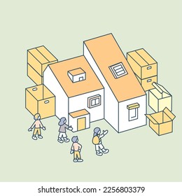 A building with a lot of inventory and luggage