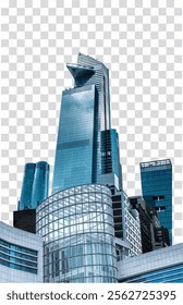 building isolate on transparent background