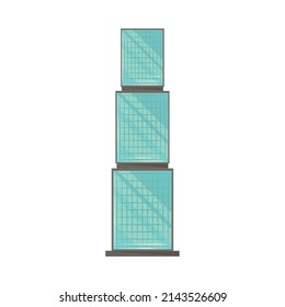 building isolated icon white background