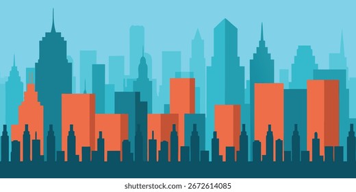 Plano de fundo de projeto vetorial de arquitetura de edifícios ou pontos de referência