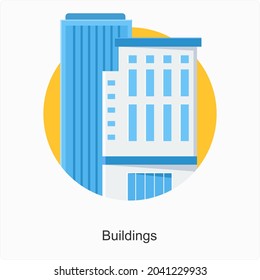 Building or Landmark Icon Concept