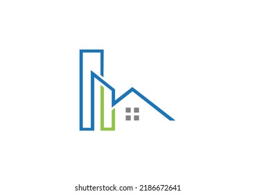 Building landmarks logo design icon illustrator vector