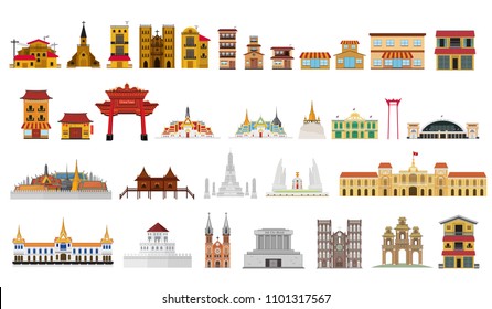 Building Landmarks and travel place,temple,background