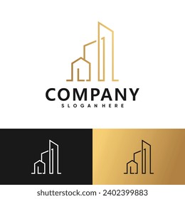 Letztere mit Logo-Design erstellen - Premium Vector mit kreativem Konzept
