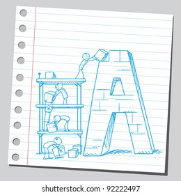 Building letter A