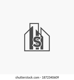 BUILDING LETTER S LOGO DESIGN