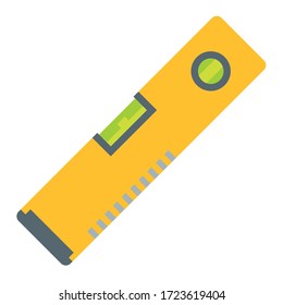 building level flat icon on white background