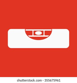 The building level icon. Bubble Level symbol. Flat Vector illustration