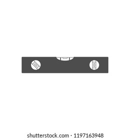 Building level icon. Bubble Level. Vector illustration, flat design.