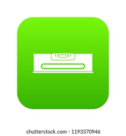 Building level icon digital green for any design isolated on white vector illustration