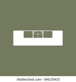   building level iconl. Flat Vector illustration