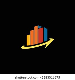 building line business vector logo