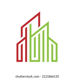 Building Line Creative Logo Design