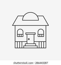 building line icon