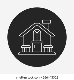 building line icon