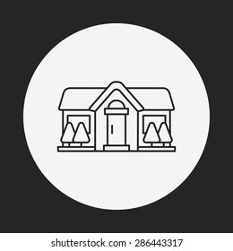building line icon