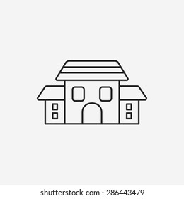 building line icon
