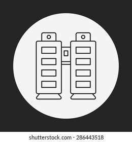 building line icon