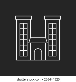 building line icon