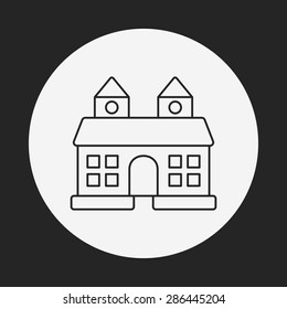 building line icon
