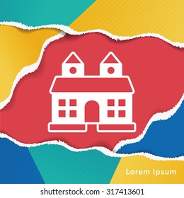 building line icon