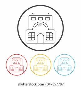 building line icon