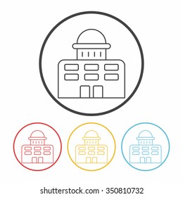 building line icon