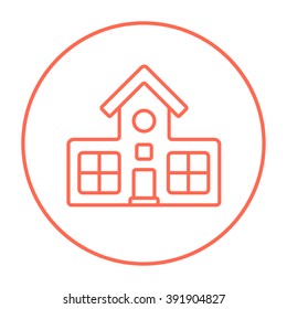 Building line icon.
