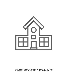 Building line icon.