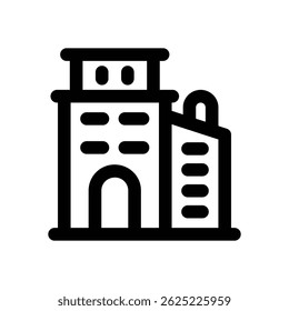 building line icon. Clean and minimalist vector icon for websites, mobile apps, presentations, and logos. Fully scalable and customizable for any project.