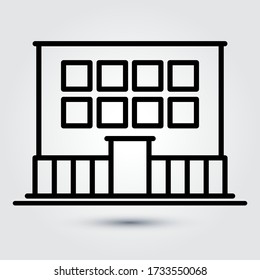 Icono de línea de construcción, signo de vector de contorno, pictograma de estilo lineal aislado en blanco. Símbolo, ilustración del logotipo. Trazo editable. Ilustración vectorial Eps10.