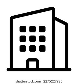 building line icon vector design template and illustration