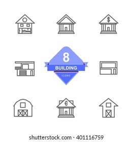 Building ( Line Icons )