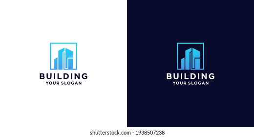 Building Line Logo Design Vector Stock Vector (Royalty Free) 1938507238 ...