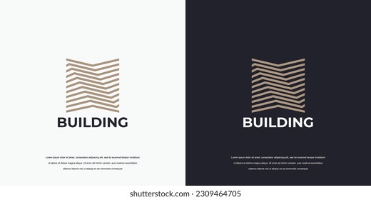 building logo, apartment logo, architect logo, ready to use