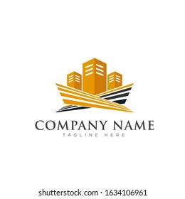 Building logo, Architect Construction Idea, property and office, vector illustration logo template