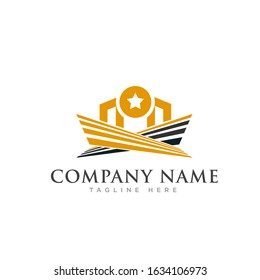 Building logo, Architect Construction Idea, property and office, vector illustration logo template