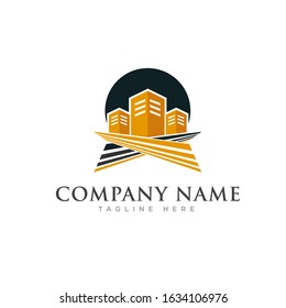 Building logo, Architect Construction Idea, property and office, vector illustration logo template