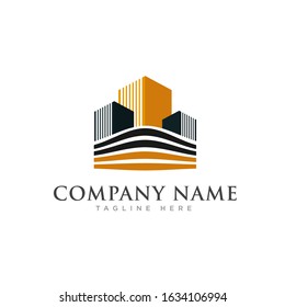 Building logo, Architect Construction Idea, property and office, vector illustration logo template